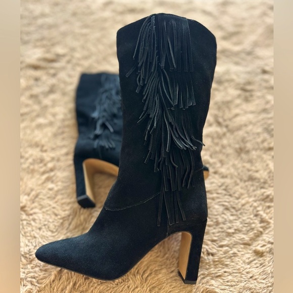 Vince Camuto Shoes - Vince Camuto Suede Fringe Boots